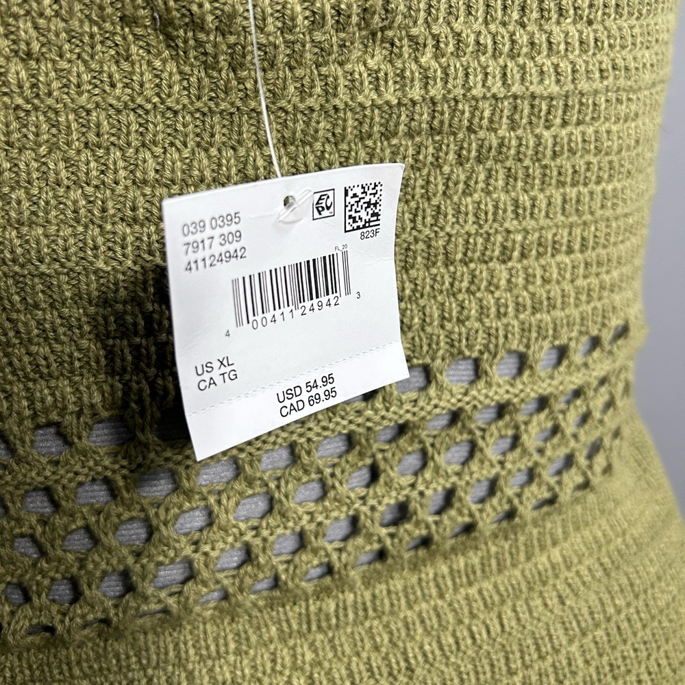 American Eagle Outfitters olive green Knit crochet Maxi Dress - Picture 5 of 5